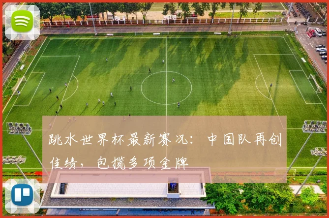 跳水世界杯最新赛况：中国队再创佳绩，包揽多项金牌